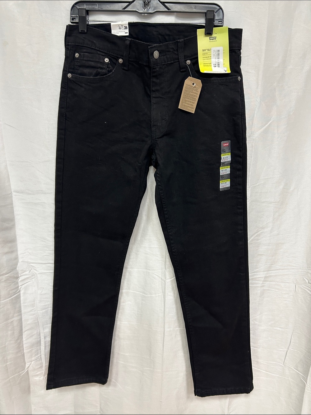 Levis Men's Black 511 Slim Fit Jeans 32x30